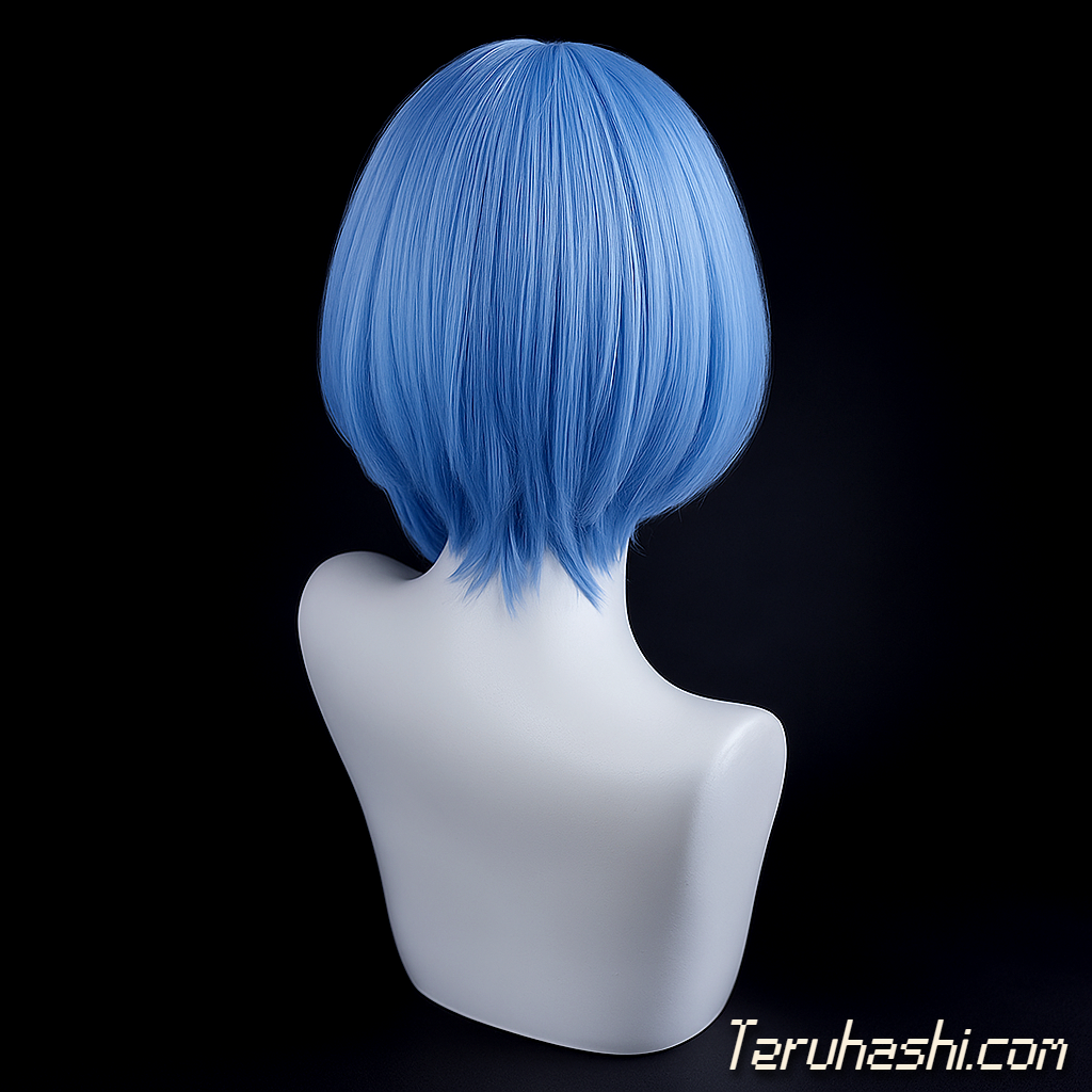 Rei Ayanami 1:1 Handcrafted "Sky Blue" Wig