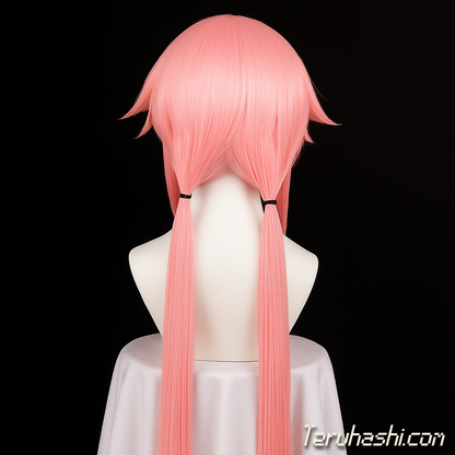 The Future Diary "Yuno Gasai" 1:1 Handcrafted "Bubblegum" Wig