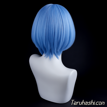 Rei Ayanami 1:1 Handcrafted "Sky Blue" Wig