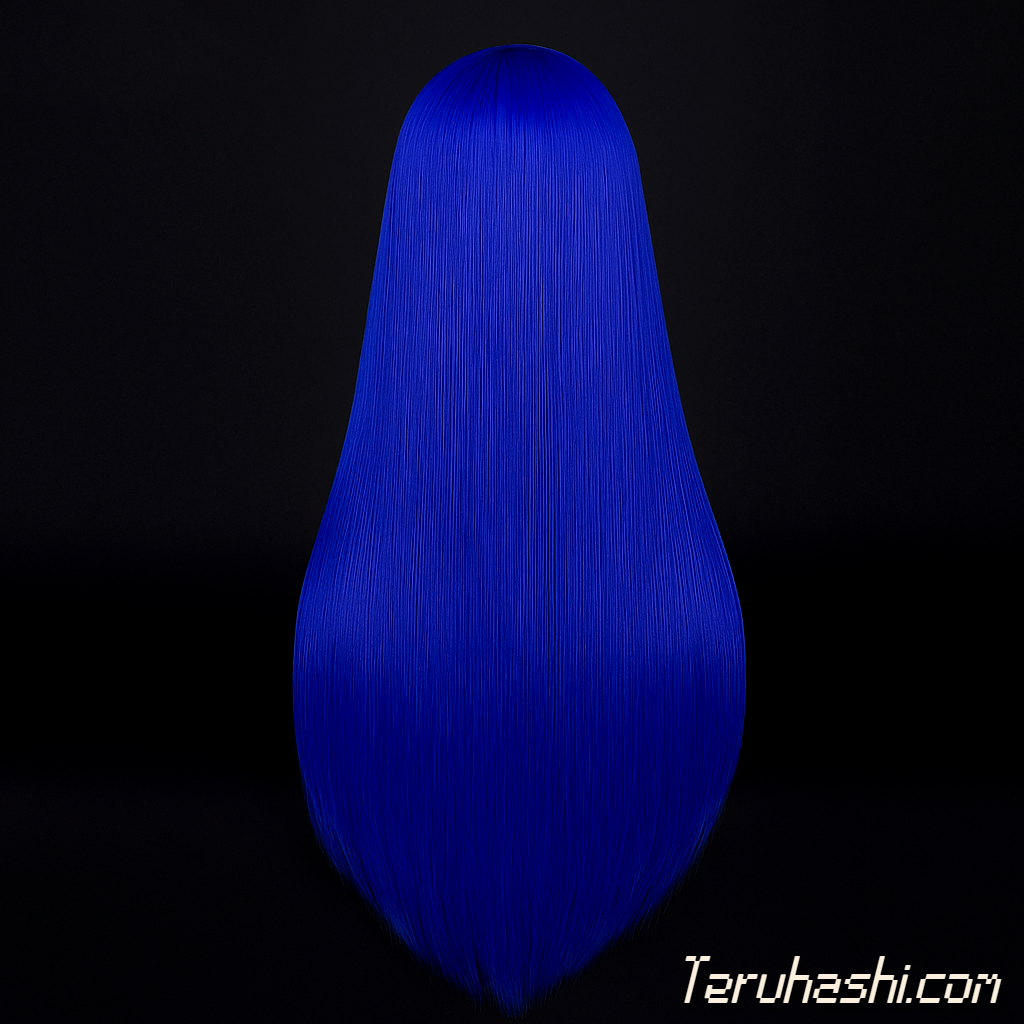 1:1 Handcrafted "Sky Blue" Teruhashi Cosplay Wig